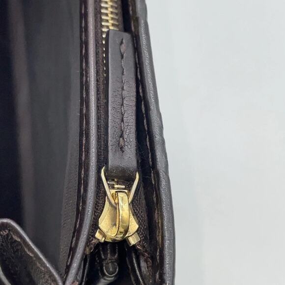 Auth Gucci Guccissima Black Leather Bi-fold Long Wallet W/Box - Picture 11 of 15